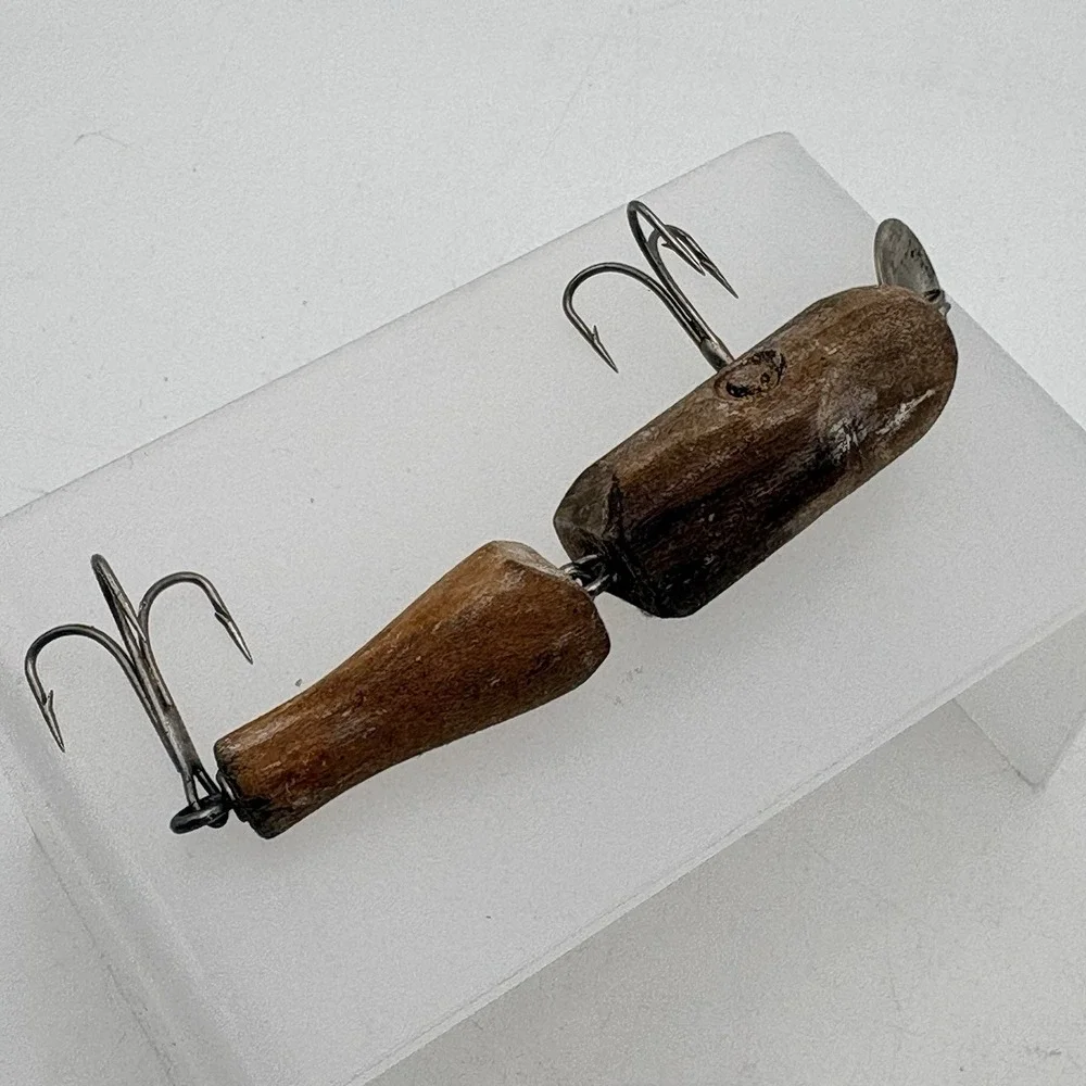 VTG Wooden Jointed Fishing Lure 4